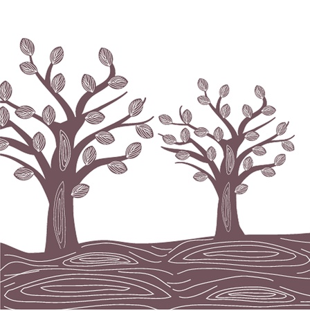 Abstract autumn treeのイラスト素材