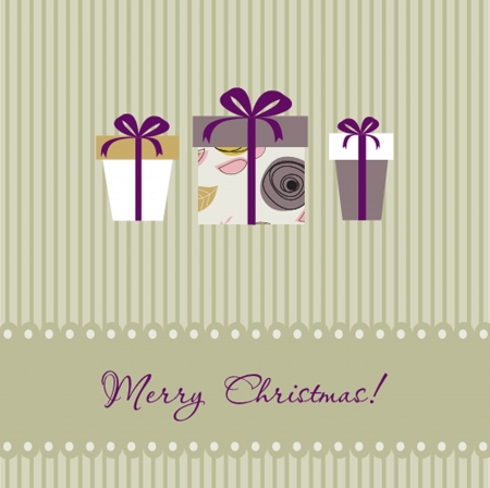 Christmas gift box. Christmas backgroundのイラスト素材