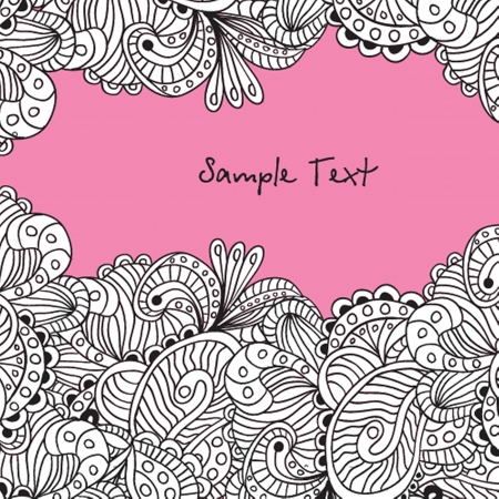 Abstract floral backgroundのイラスト素材