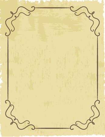 Vintage vector frame on  beautiful backgroundのイラスト素材