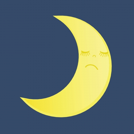 moon icon vectorの写真素材