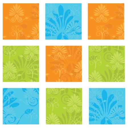 Cute vector background with decorative elementsの写真素材