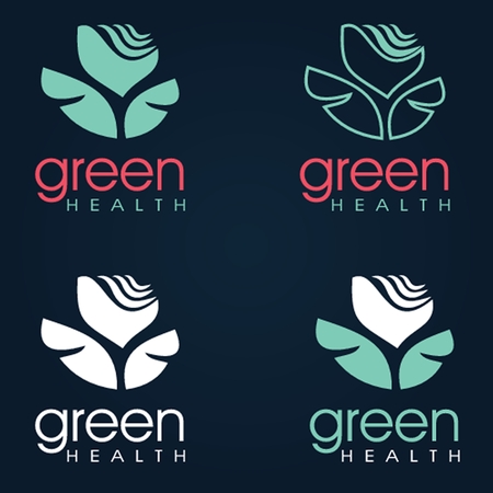 Beautiful Floral symbol of spa. Logo. Vector Iconのイラスト素材