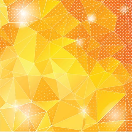 Bright rainbow vector background from mosaic triangles. Good for web, mobile devices, website and more.のイラスト素材