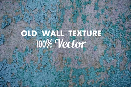 Grunge wall vector  texture. Vintage texture. Grey wall background. Blue paint on grey wall.のイラスト素材
