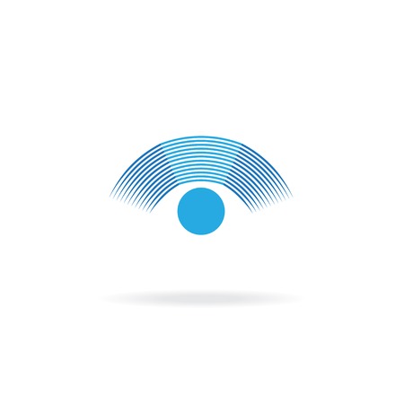 Abstract construction or real estate company logo design. Vector icon with buildings and housesのイラスト素材