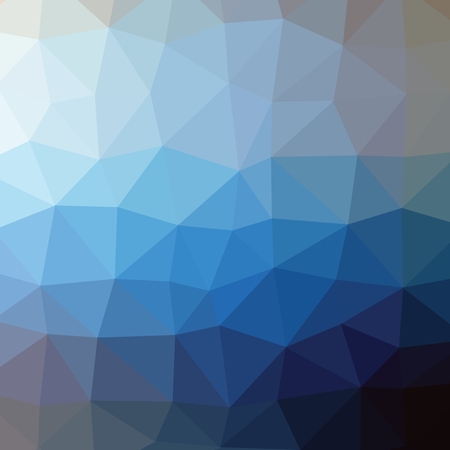 Blue and beige abstract low-poly paper background. Vector  with transparency.のイラスト素材