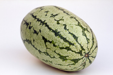 Large ripe water-melon  India Goa.の写真素材