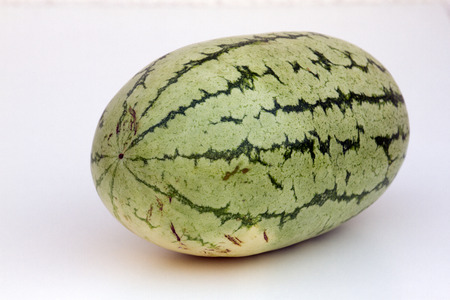 Large ripe water-melon  India Goa.の写真素材
