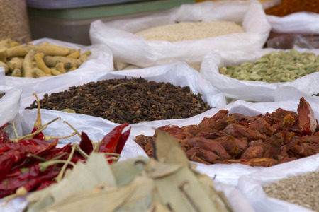 Spice Indian bazaar  Anjuna Market  Goa.の写真素材