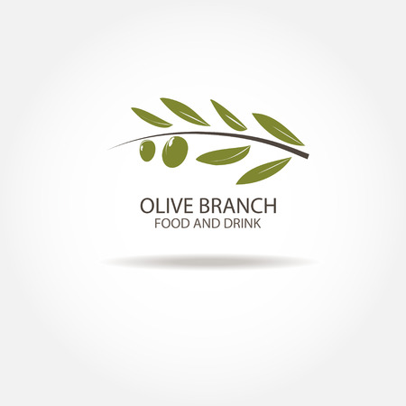 Olive Branch Logo design vector template.
Agriculture Farm Olive oil Restaurant Logotype concept iconのイラスト素材