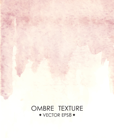 Hand drawn ombre texture. Watercolor painted light blue background with white space for text. Vector illustration for wedding, birhday, greetings cards, web, print, scrapbookingのイラスト素材