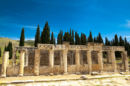 The ruins of the ancient city, Italy Sicilyの写真素材
