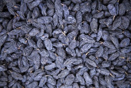 Tasty grape raisins. Dried fruit dried berries.の写真素材