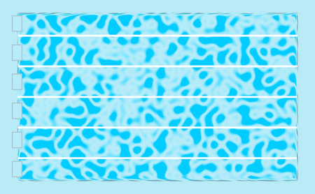 Pool where the waves shineの写真素材