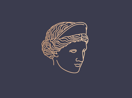Aphrodite logoのイラスト素材