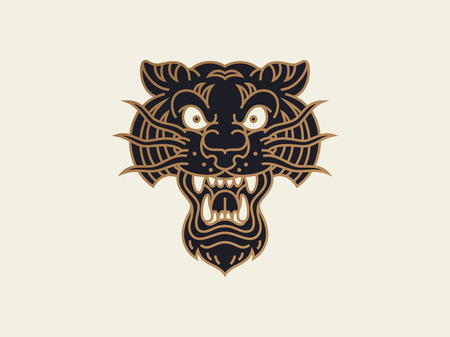 traditional old school tattooのイラスト素材