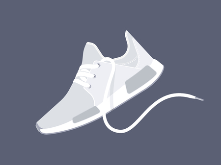 Sneakers. Sport shoes. Shoes for running. Vector illustrationのイラスト素材