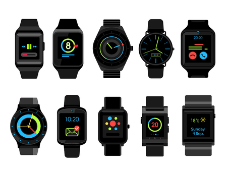 Smart watch setのイラスト素材