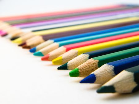 colored pencilsの写真素材