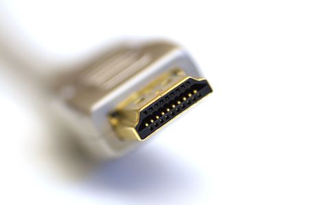 High definition multimedia plug closeup