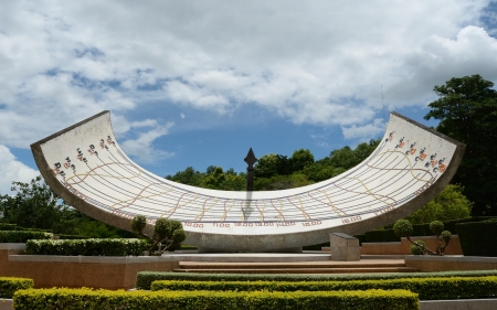 Large sundialの写真素材