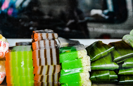 sticky rice sweetsの写真素材