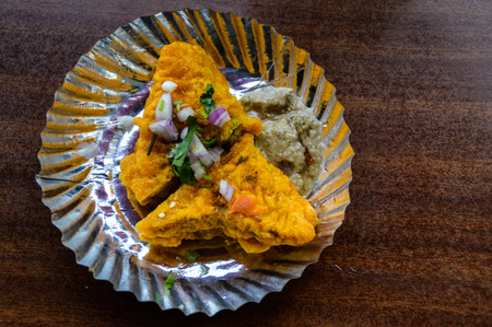 An Indian style frensh toast to prepareの写真素材