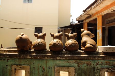 Thanh ha Pottery Village in Hoi an, Vietnamの写真素材