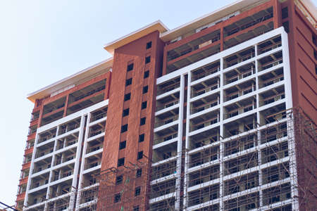 Low angle view of a commercial building in Vientiane, Laos