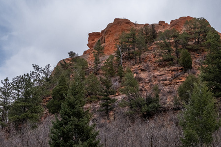 Colorado Red Rocks Open Space Colorado Springs - landscape photography in the Colorado Rocky Mountains Region.の写真素材