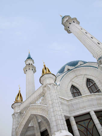 Qolsharif Mosque of Kazan, largest mosque in Russiaの写真素材