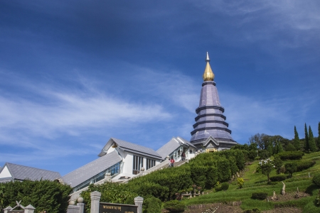 Thailand s, Highest peak blue skyのeditorial素材
