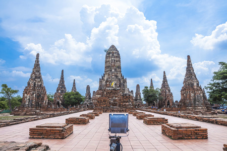 One of the tempels of Ayuthaya, Thailand のeditorial素材