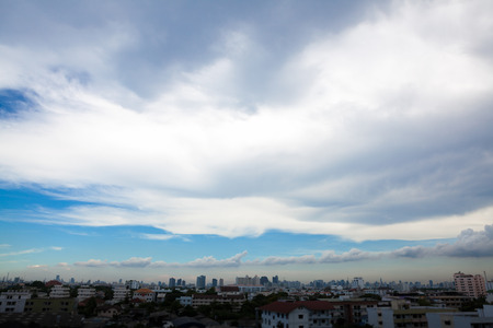 Sky Clouds at Bangkok, Thailand.の写真素材