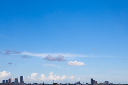 Sky Clouds at Bangkok, Thailand.の写真素材