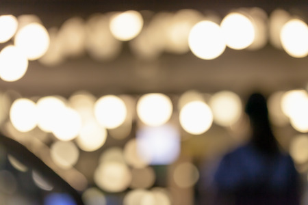 Blurred lights abstract background at bangkok city, Thailand.の写真素材