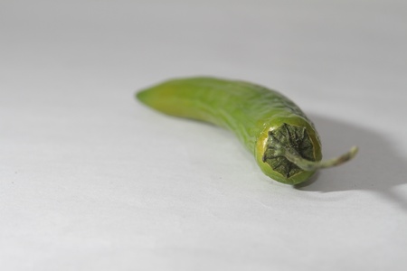 Green chile Jalapeño in prospectiveの写真素材
