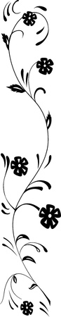 floral ornamentのイラスト素材