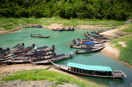 Long-tailed boats