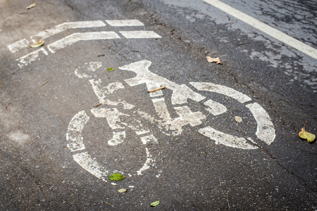 Bicycle signの写真素材