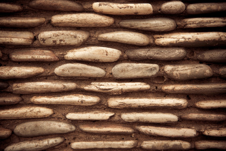Stone wallの写真素材
