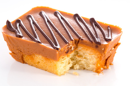 Thai tea milk cakeの写真素材