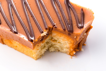 Thai tea milk cakeの写真素材