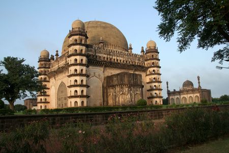 World famous Gol Gumbaz having famous whispering gallery, Bijapur, Karnataka, India , Asiaの写真素材