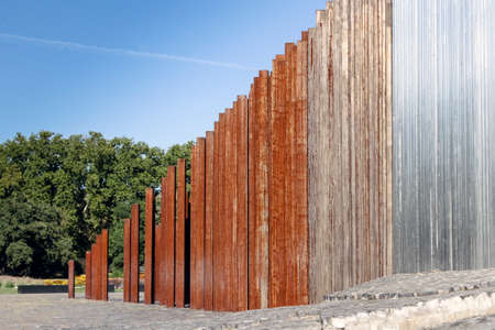 Memorial to the 1956 Hungarian Revolution and War of Independence. Budapest, Hungaryのeditorial素材