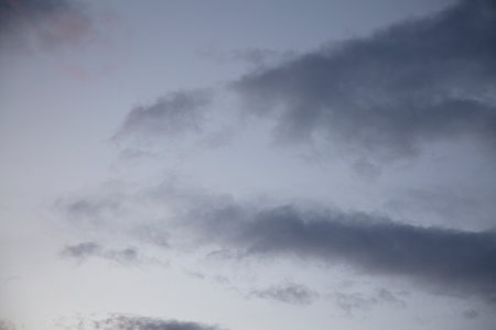 Stormy sky with dramatic clouds, showcasing natural beauty and environmental backgrounds, without...