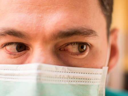 Doctor with mask in Italy