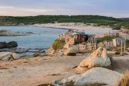 Sunset on the Rena Majore Beach