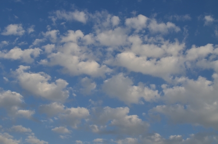 Blue Sky and Cloudsの写真素材